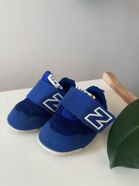 New Balance 3T Kids' Blue Velcro Sneakers